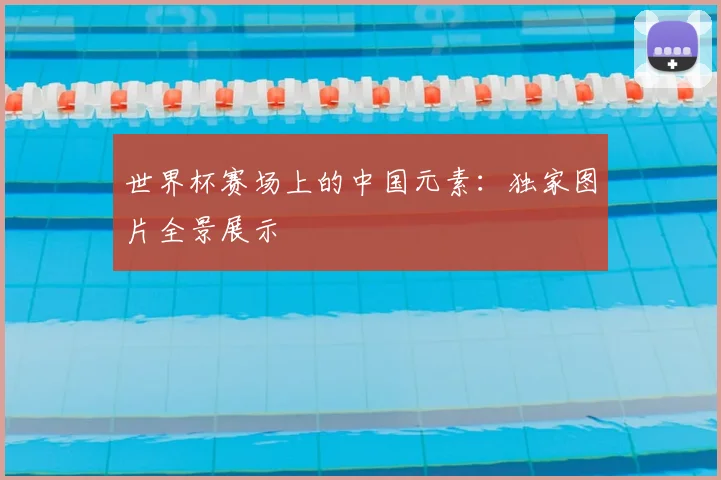 世界杯赛场上的中国元素：独家图片全景展示